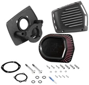 K & N RK-3950 K&N Street Metal Intake System For 01-16 Harley Davidson Softail/dyna - Shaker Black - Photo - Primary