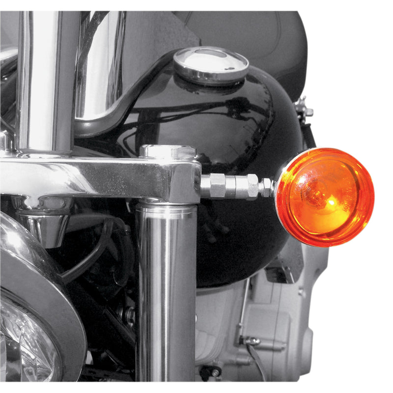 Drag Specialties Turn Signal Relocation Kit - 2020-0390 For Harley Wide / Softail / Dyna 1980-2010