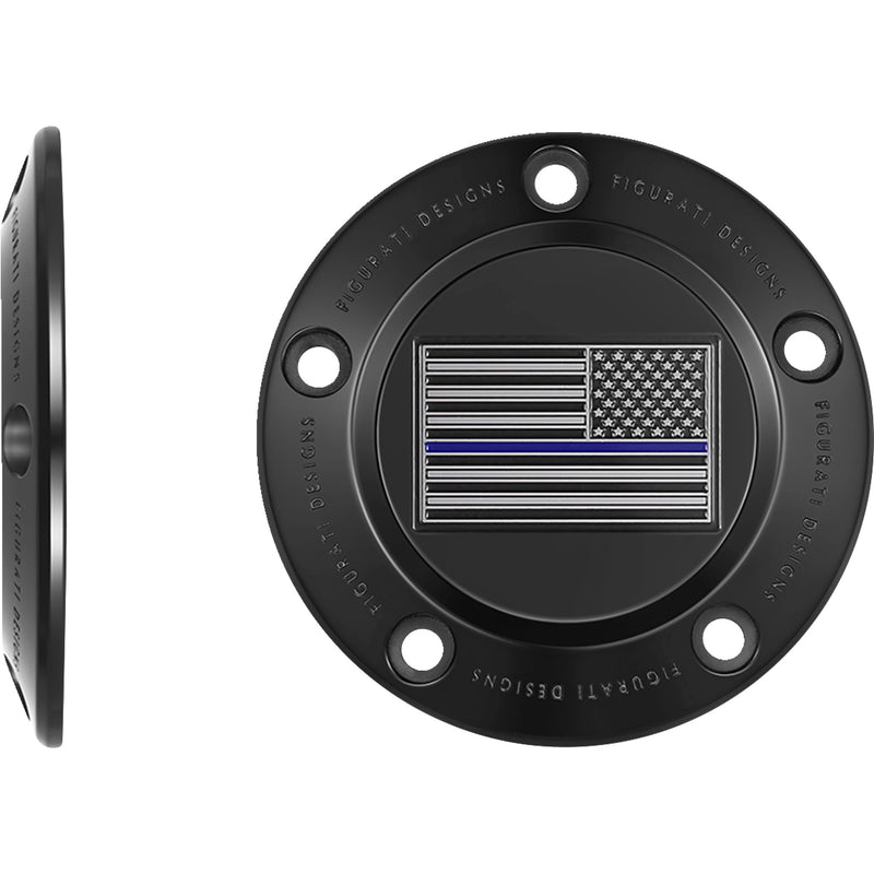 Figurati Designs Cover - FD71-TC-5H-BLK For Harley Motorcycles 1999-2017