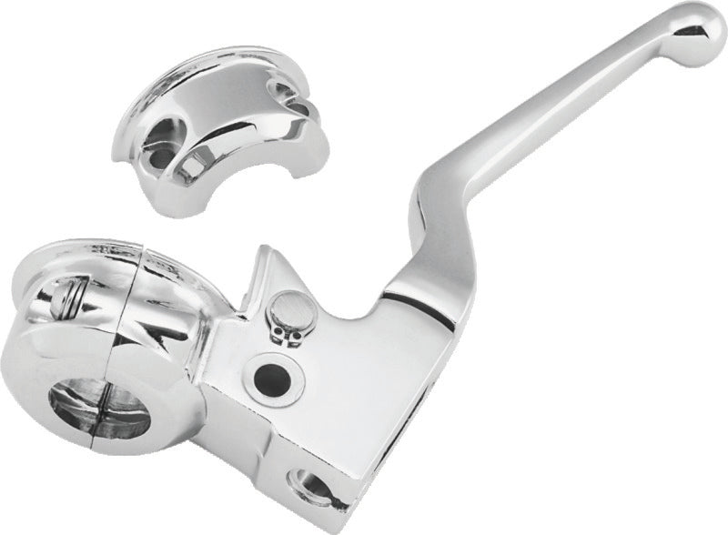 Bikers Choice 488727 82-95 Big Twin & XL Chrome Clutch Lever & Bracket - Photo - Primary