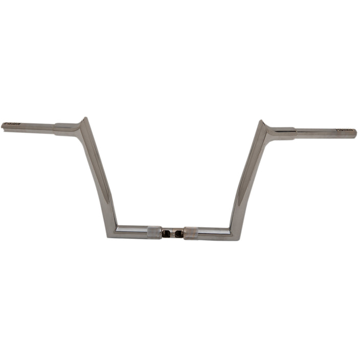 FAT BAGGERS INC. 0601-4762 906010 1-1/4" EZ Install Pointed Top Handlebar - 10" - Chrome