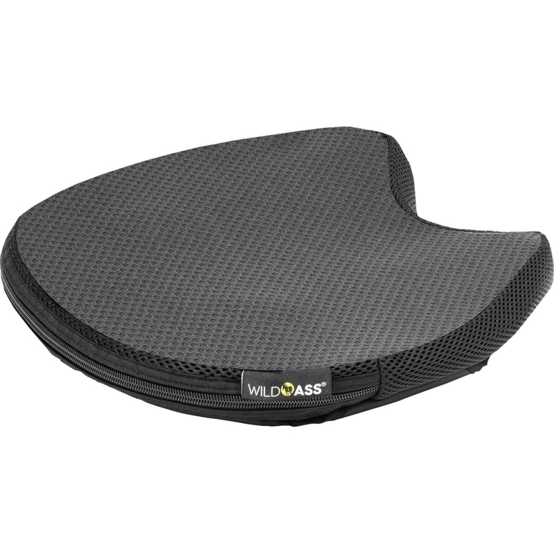 WILD ASS 0821-3340 SADDLE-CLASSIC Classic Air Seat Cushion Cushion - Air Seat - Classic - Saddle - Black