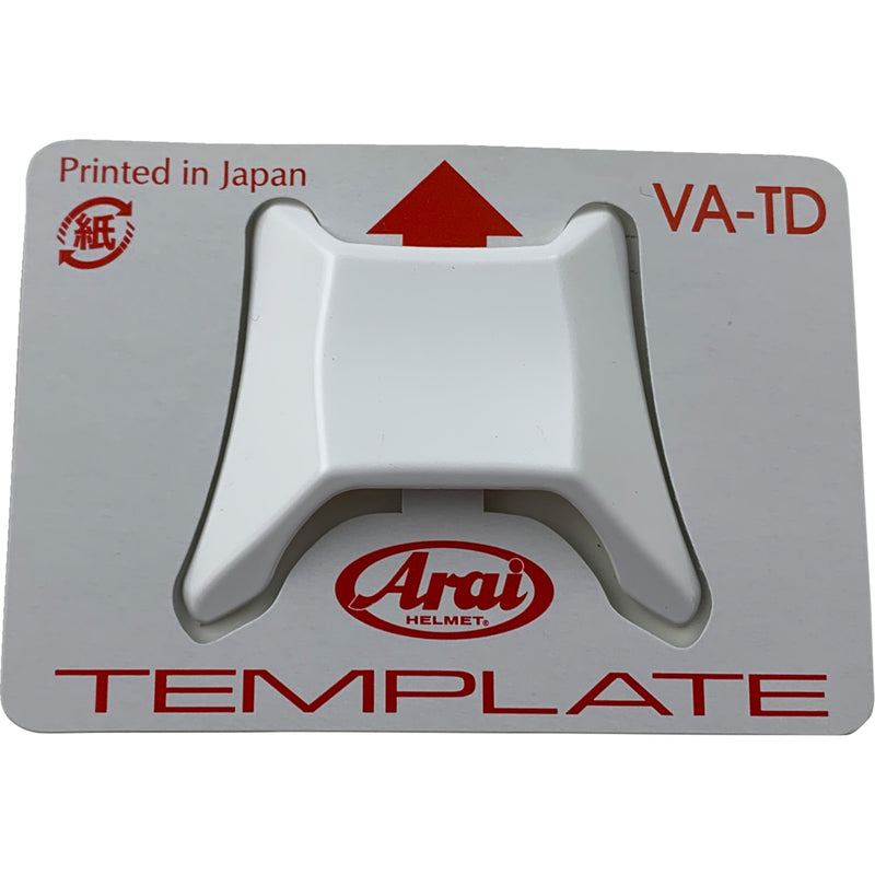 ARAI HELMETS 0133-1485 105344 VX-Pro4 Helmet Center Front Top-Duct VX-Pro4 Top-Duct - Center Front - White