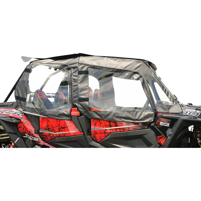 SEIZMIK 0521-2090 51-20990 Soft Doors with Middle/Rear Windows Soft Upper Doors - Rear Windshield - Roof - Black - Polaris - RZR