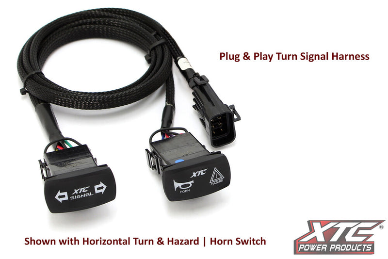 Xtc Power Products Auto Turn Signal Kit W Horn AND Front DRL Lights CAN Yamaha UTVs - ATS-YAM-S4-DRL Yamaha UTVs 2019-2025