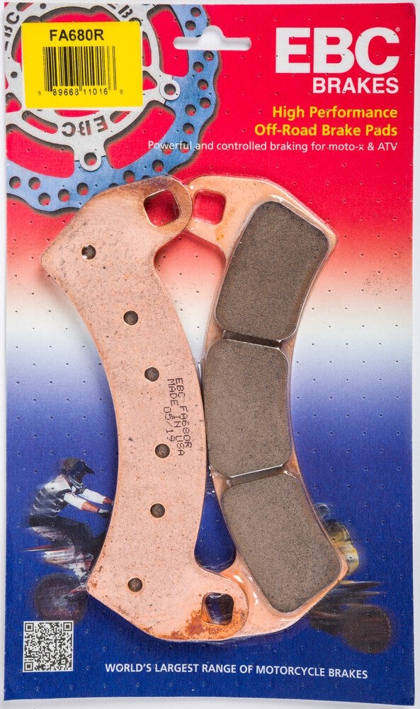 EBC Brake Pads Sintered R Series - FA680R Polaris RZR 2016