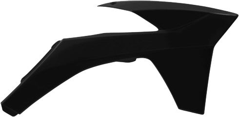 Acerbis Radiator Shrouds Black - 2205440001 KTM Dirt Bikes 2011-2013
