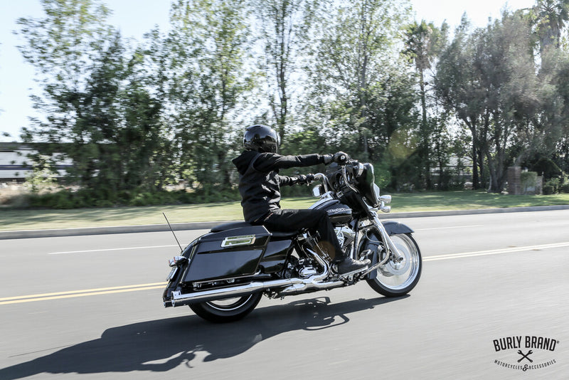 Burly Brand Burly 13" Bagger Bar 1.25" TBW Chrome - B12-2001C For Harley Touring 2008-2024