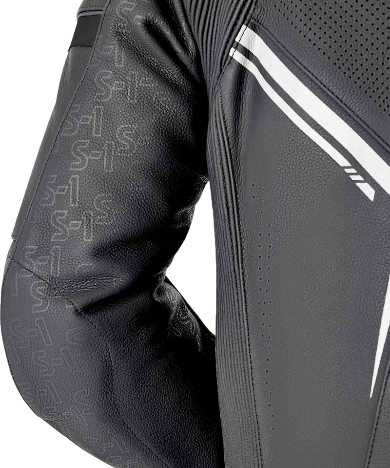 Rst 556-3604146 103604WHI-46 S1 D3O SUIT BLK/WHI LEATHER XL