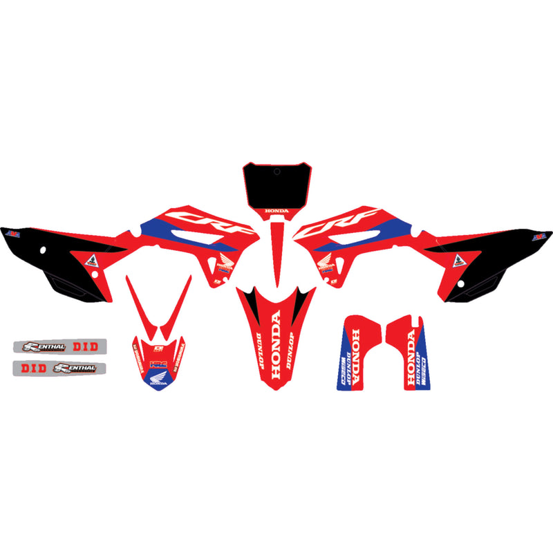 D'cor Visuals Graphic Kit - 20-10-631 Honda CRF250F / CRF250R / CRF250RX 2022-2024