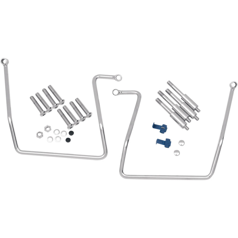 Drag Specialties Saddlebag Support - 3501-0258 For Harley Dyna 1991-2017