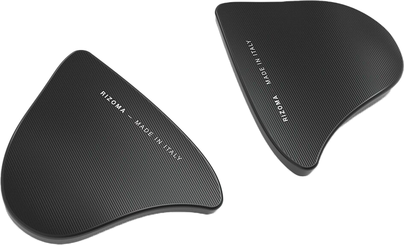 Rizoma 58-ZYF041B ZYF041B MIRROR BLOCK OFF PLATES PAIR BLACK YAM