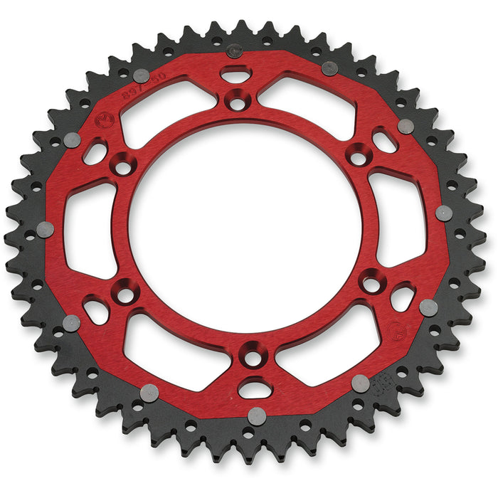MOOSE OFFROAD 1210-1468 1210-210-50-13X Dual Sprocket red - 50 tooth