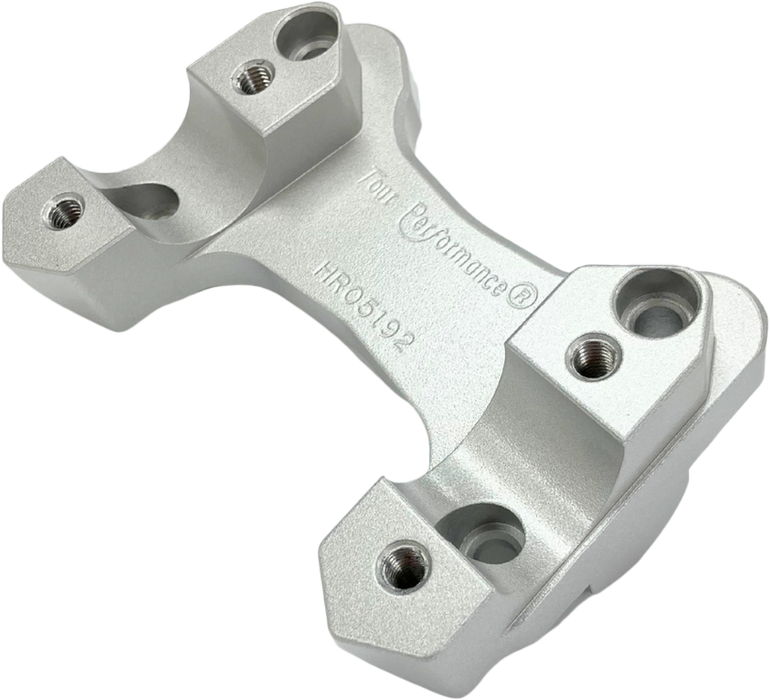 Helibars 281-0529 HR05192 HANDLEBAR RISERS TOUR SILVER BMW