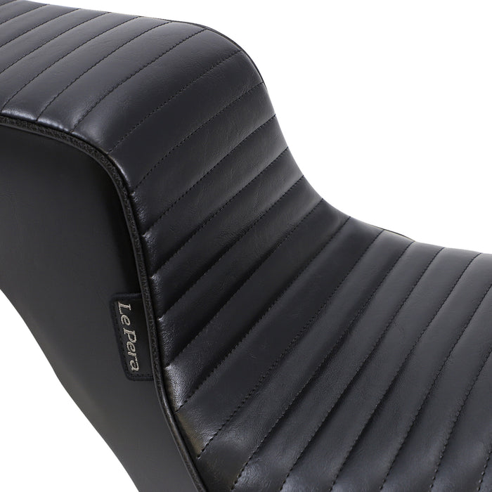 LE PERA 0802-1162 LY-020PT Cherokee Seat - Pleated - Black - FX/FL '18-'23