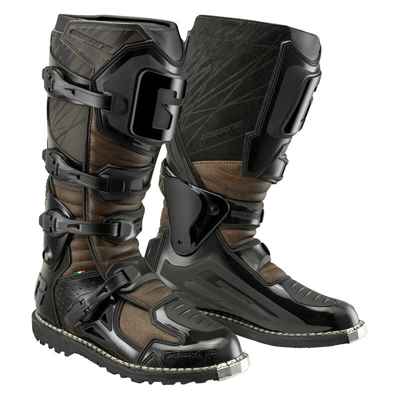 Gaerne 480-50808 2197-013-08 FASTBACK ENDURANCE ENDURO BOOTS BLACK/BROWN SZ 08