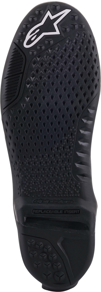 Alpinestars 482-5153 25SUT20-12-134 TECH 10 SUPERVENT SOLE BLACK/WHITE SZ 13/14
