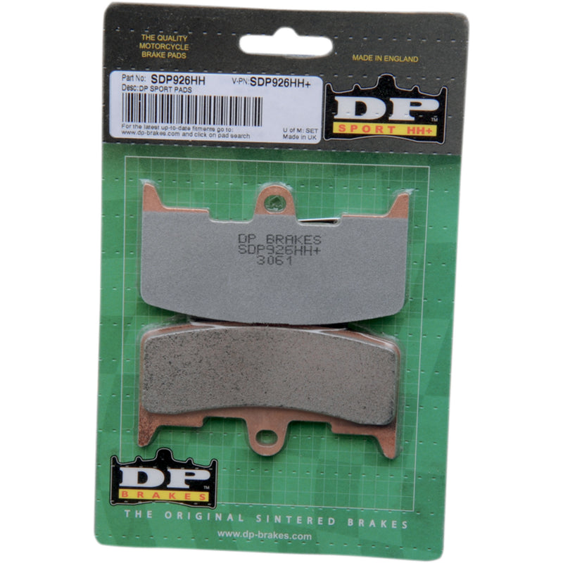 DP BRAKES SDP-926HH SDP926HH Sintered Metal Harley/Buell Brake Pads Sintered Metal Brake Pads - Buell - SDP926HH