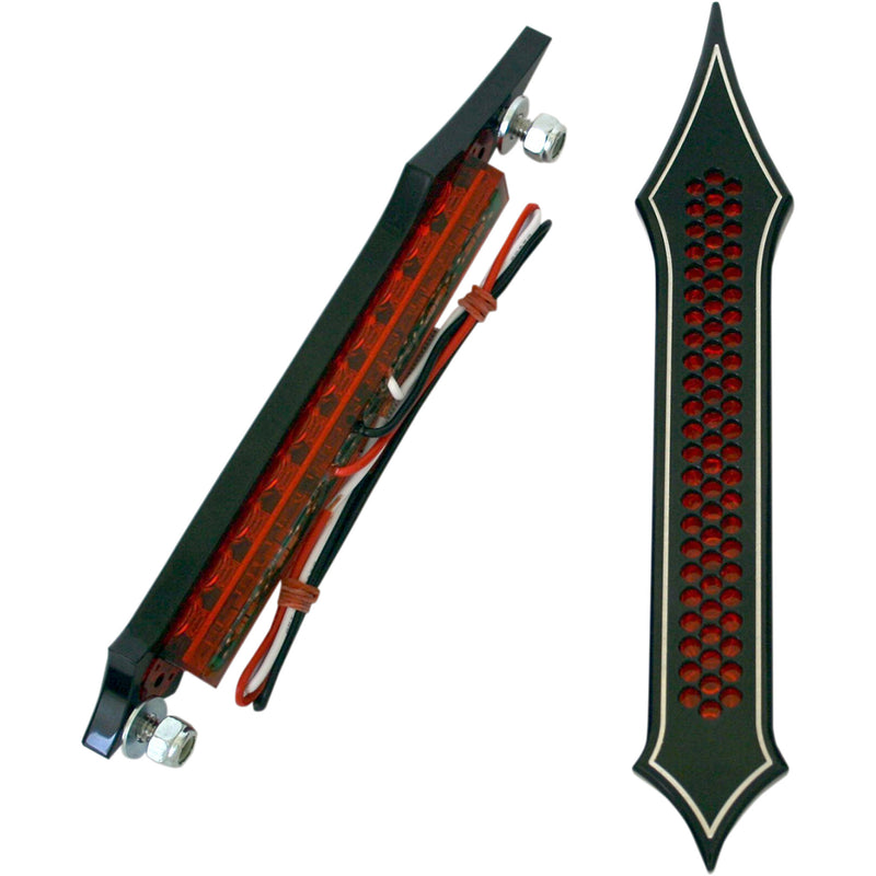 ACCUTRONIX 2040-1542 BL01-LDN Led Bag Lights Bag Lights - Tribal Drilled - Red LED