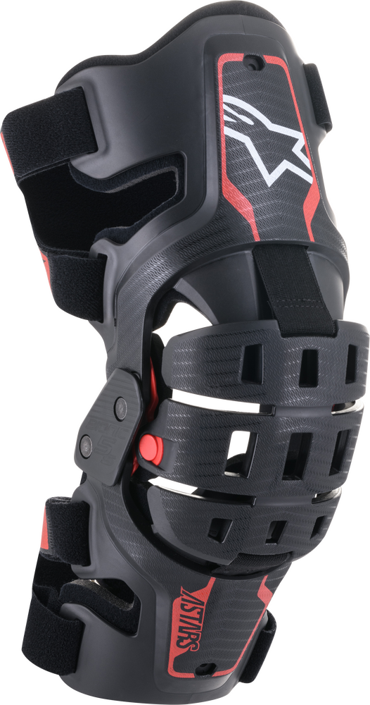 Alpinestars 482-6151 6540520-13-OS BIONIC 5S YOUTH KNEE BRACE BLACK/RED
