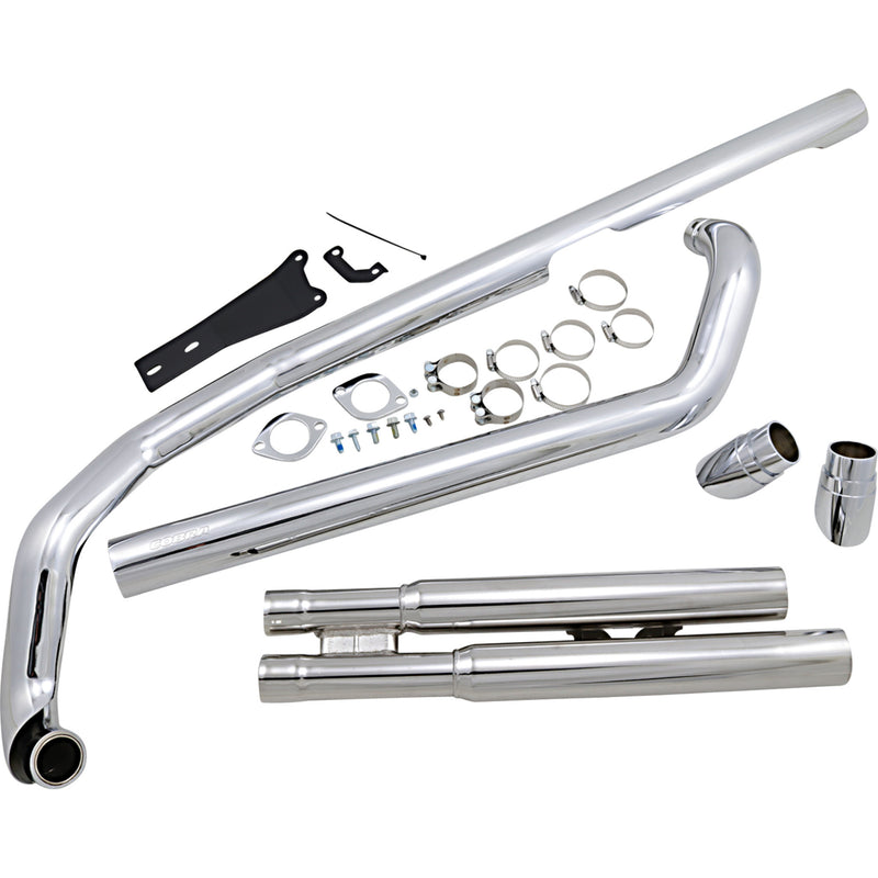 Cobra Speedster 2-Into-2 Exhaust System - 2817 Yamaha Star 1100 Custom 1999-2009