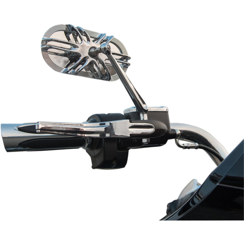 ARLEN NESS 0640-1204 13-163 Caged Series Mirror Mirror - Side View - Caged Series/10 Gauge - Chrome - Right