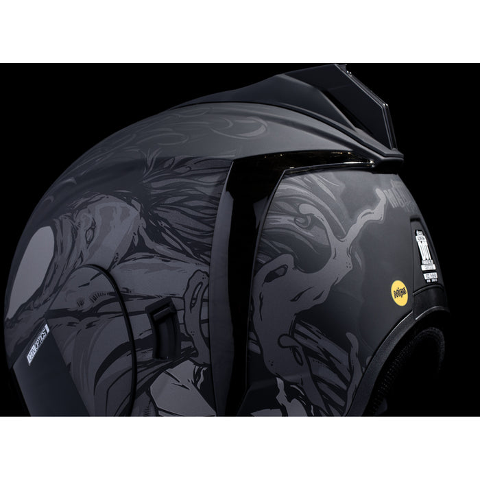 ICON 0101-17006 Airform™ Manik'RR MIPS® Helmet Airform™ Helmet - Manik'RR -  MIPS® - Dark Black - Large