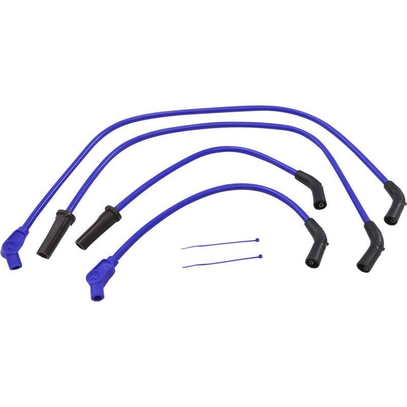 Sumax 409 Pro Race Custom-Fit Spark Plug Wire Kit 10.4 Mm Blue - 40638 For Harley Motorcycles 2017-2026