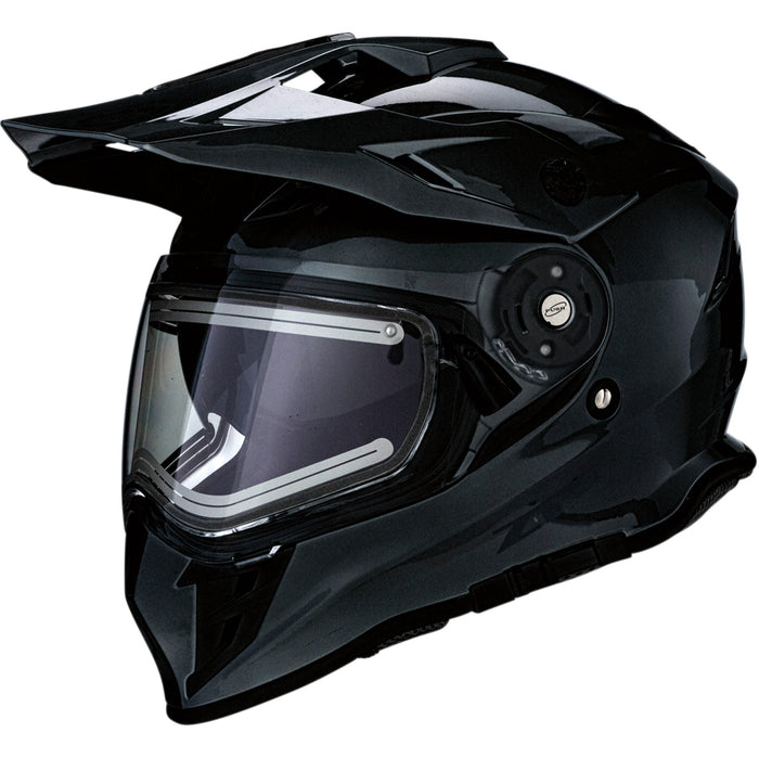 Z1R Range 2.0 Snow Electric Dual Pane Helmet - Black — SpazCycle