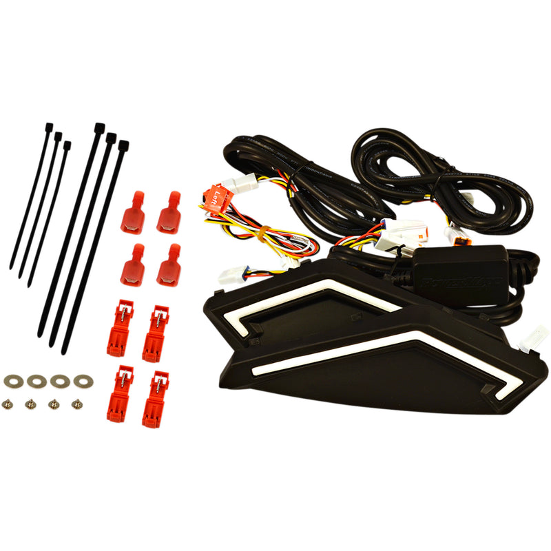 POWERMADD 2020-1701 34291 Star Handguard Series LED Light/Turn Signal Kit Turn Signal Kit - Star Series