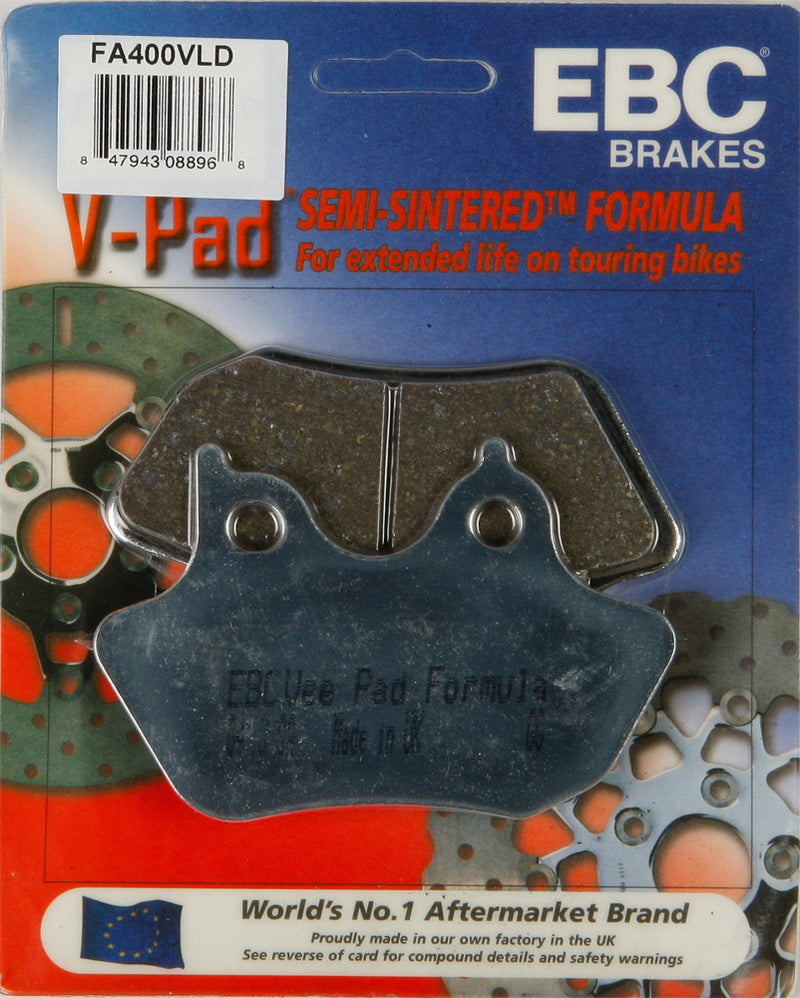 EBC Brake Pads V-Series Chrome - FA400VLD For Harley Motorcycles 2000-2007