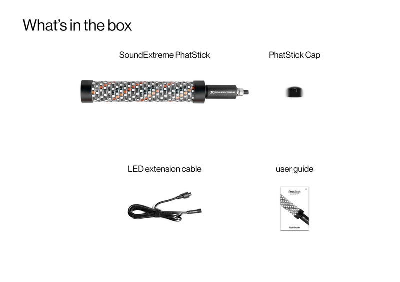 Ecoxgear 63-9314 SEI-SEWHP1 PHATSTICK 1' WHIP LED WHIP 1FT & MOUNT