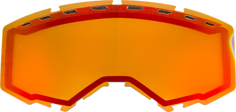 Fly Racing 37-5457 FLB-032 DUAL LENS WITH VENTS ADULT RED MIRROR/PERSIMMON