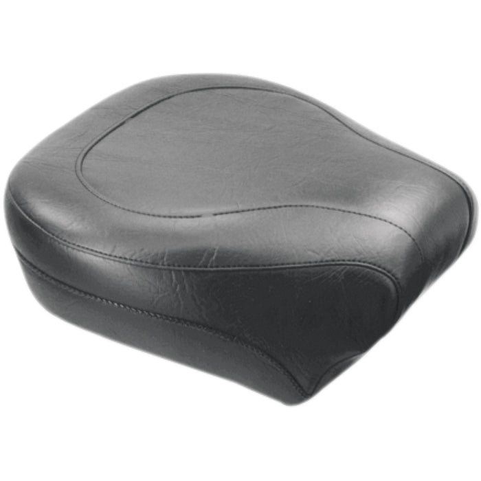 MUSTANG 0802-0486 76182 Wide Rear Seat - Smooth - Black - FLST '00-'15