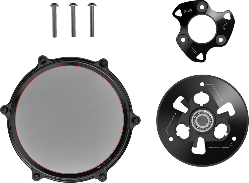 Rizoma Clutch Cover Black DUC V4 - ZDM181B Ducati Panigale / Streetfighter 2018-2025