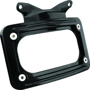 Kuryakyn 3147 Curved License Plate Mount Black - Photo - Primary