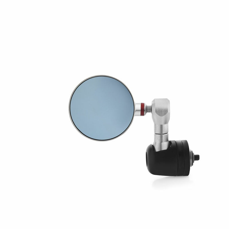 Rizoma Mirror SPY-R 57MM Silver Each - BS185A For Triumph Speed / Street / Trident 2023 | Kawasaki Ninja / 650 2023-2024 | KTM 1290 Super Duke 2023