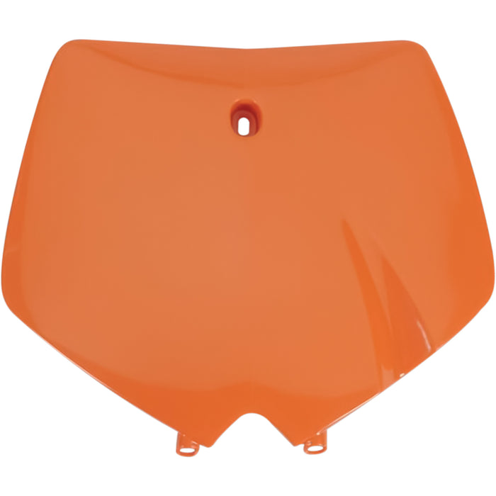 UFO 12-571-39 KT03063127 Replacement Front Number Plate Front Number Plate - Orange