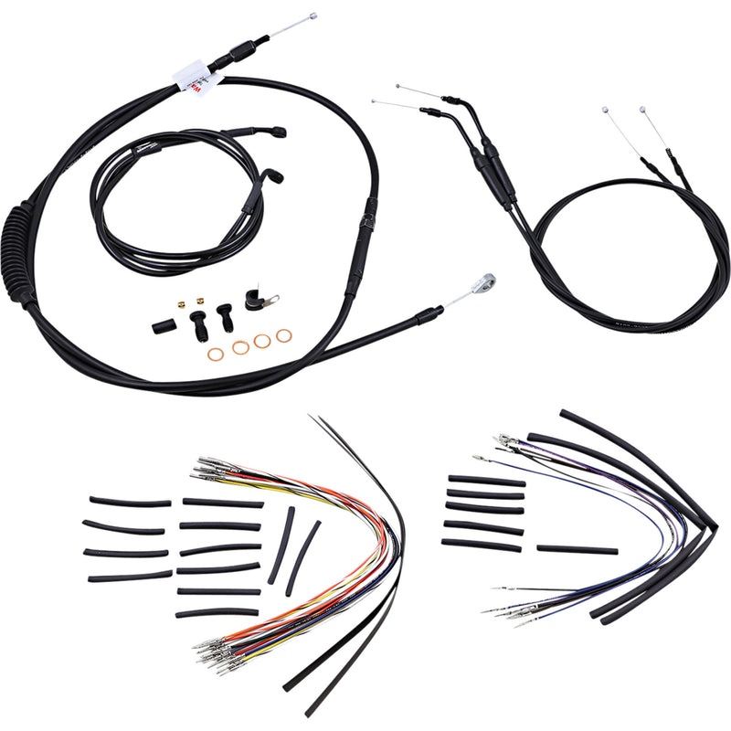 Burly Brand Complete Cable Kit - B30-1042 For Harley Dyna Wide Glide 2006