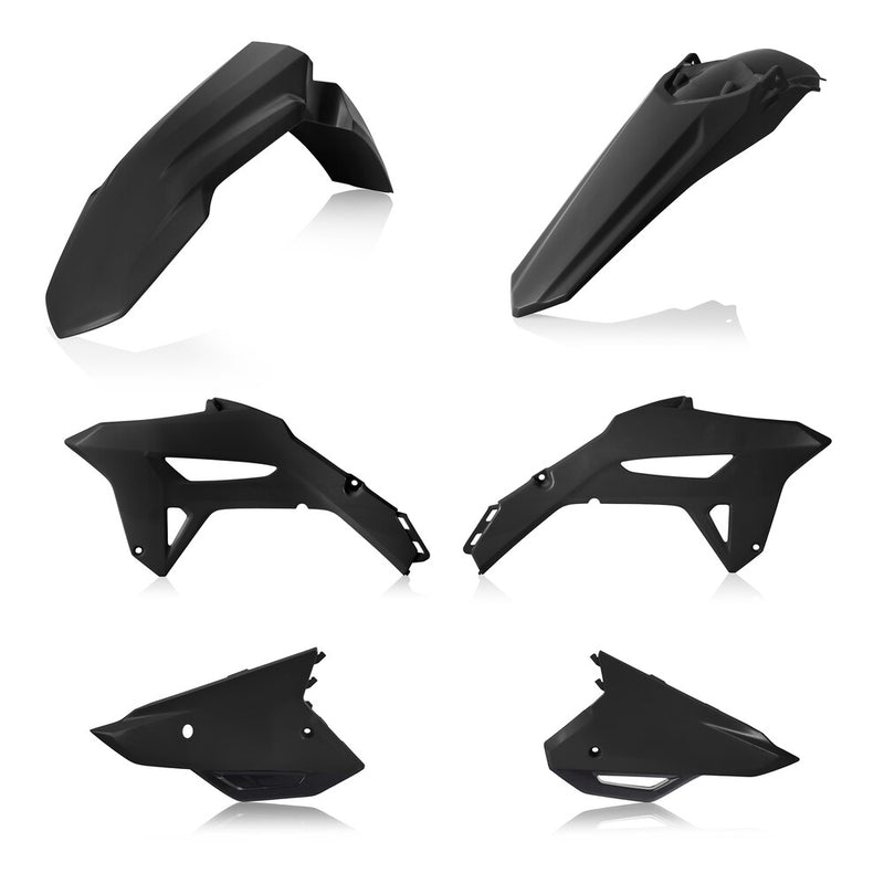 Acerbis Plastic Kit Honda Black - 2858910001 Honda CRF250R 2022-2024