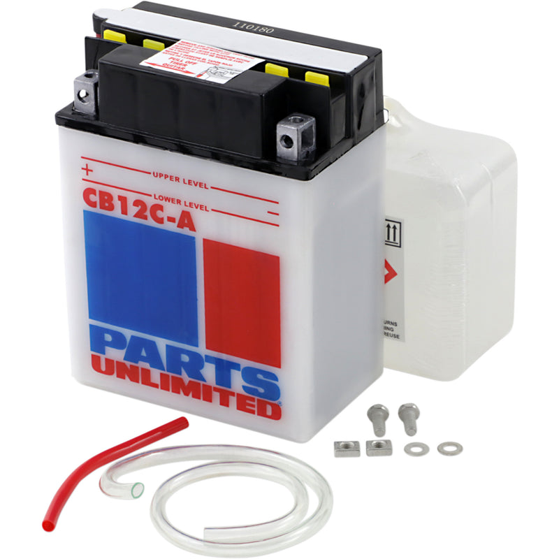PARTS UNLIMITED 2113-0178 Heavy-Duty 12v Battery Kit Battery - YB12C-A