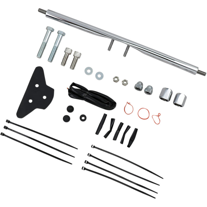 DRAG SPECIALTIES DS-280318 Chrome Rear Turn Signal Relocation Kits Rear Turn Signal Relocation Kit - FX XL '73-'01