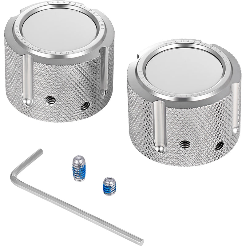 Figurati Designs Axle Nut Cover - FD60-FAC-SS For Harley Motorcycles 2002-2022