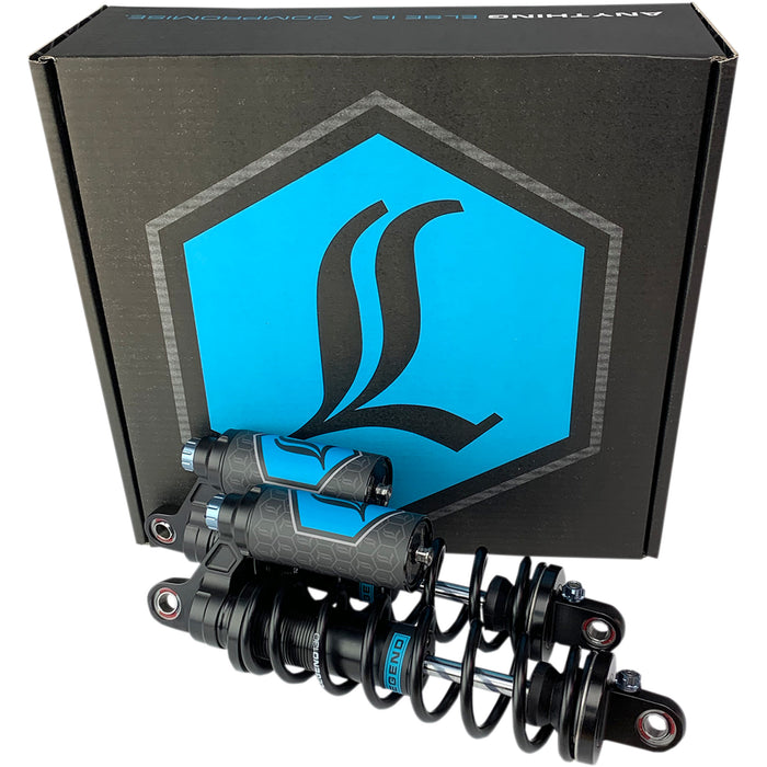 LEGEND SUSPENSION 1310-1894 1310-1894 Legend REVO ARC Piggyback Coil Suspension for XL Models - REVO ARC Piggyback Shocks - Black - 13" - '04+ Sportster