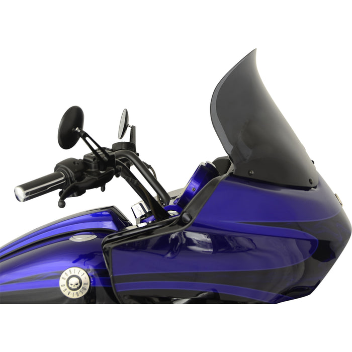 KLOCK WERKS 2310-0482 KWW-01-0257 Flare™ Windshield - 14" - Dark Smoke - FLTR