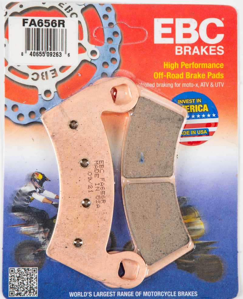 EBC Brake Pads Sintered R Series - FA656R Polaris UTVs 2011-2019