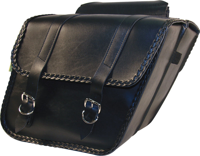 Willie & Max 63-00541 58701-20 SLANT SADDLEBAG BRAIDED 14"X12"X5.5"