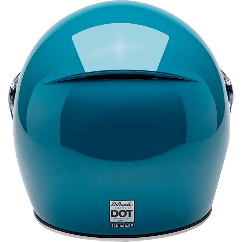 BILTWELL Gringo SV Helmet Gloss - Atlantic Teal