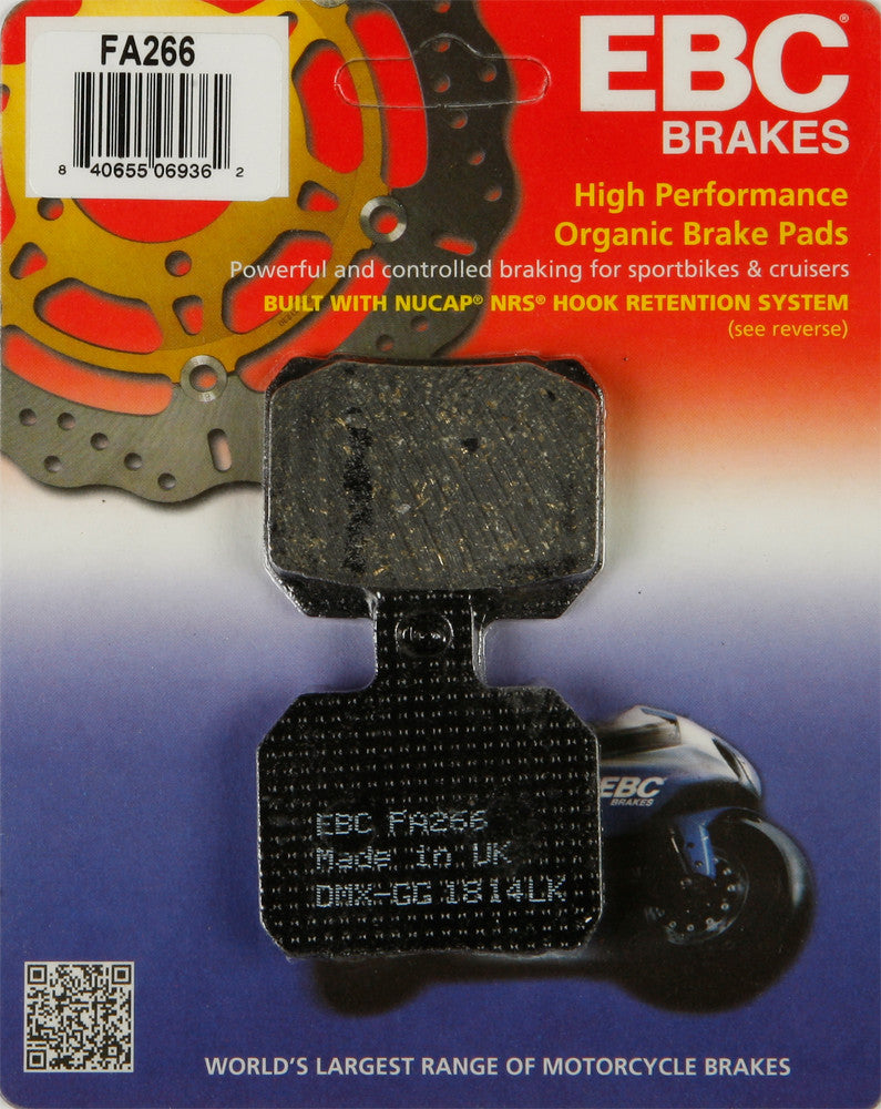 EBC Brake Pads - FA266 For Ducati Motorcycles 1997-2017 | Aprilia Motorcycles 1998-2015