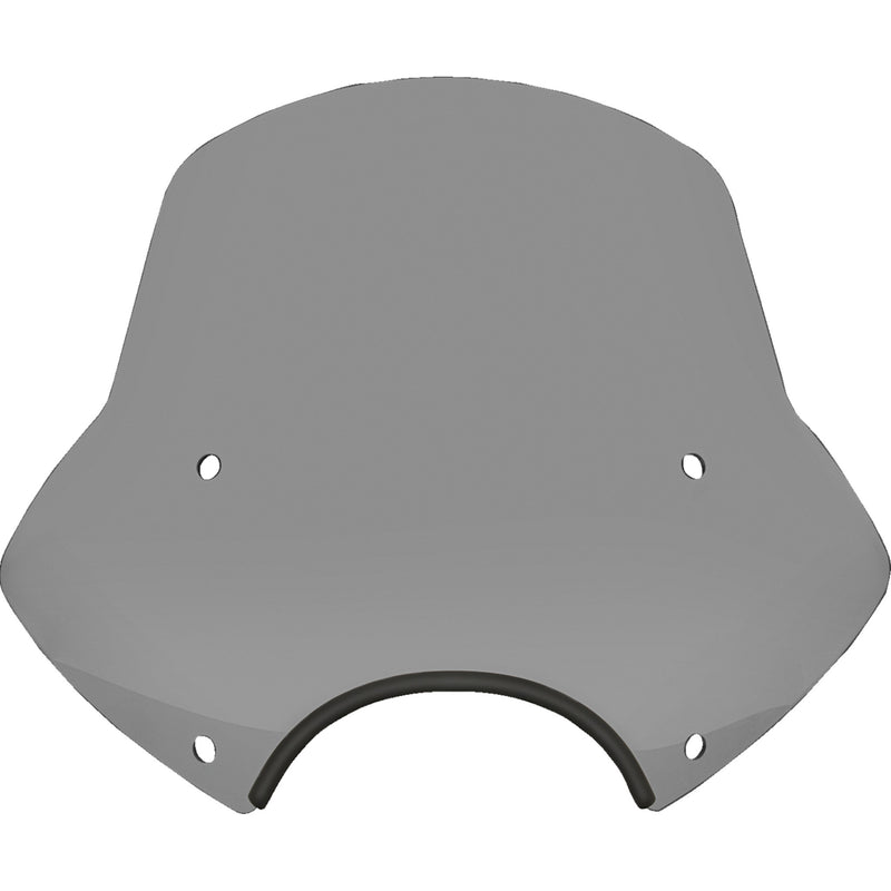 MEMPHIS SHADES 2313-0337 MEP54712 Speed Demon Windshield - Speed Demon Sportshields - 15" - 9" Headlight Cutout - Black Smoke